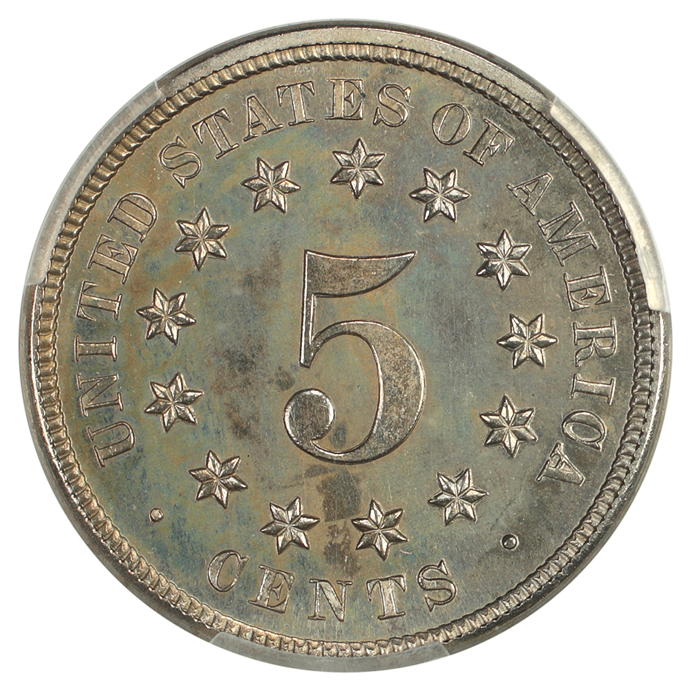 image for: 1875 5c PCGS PR67