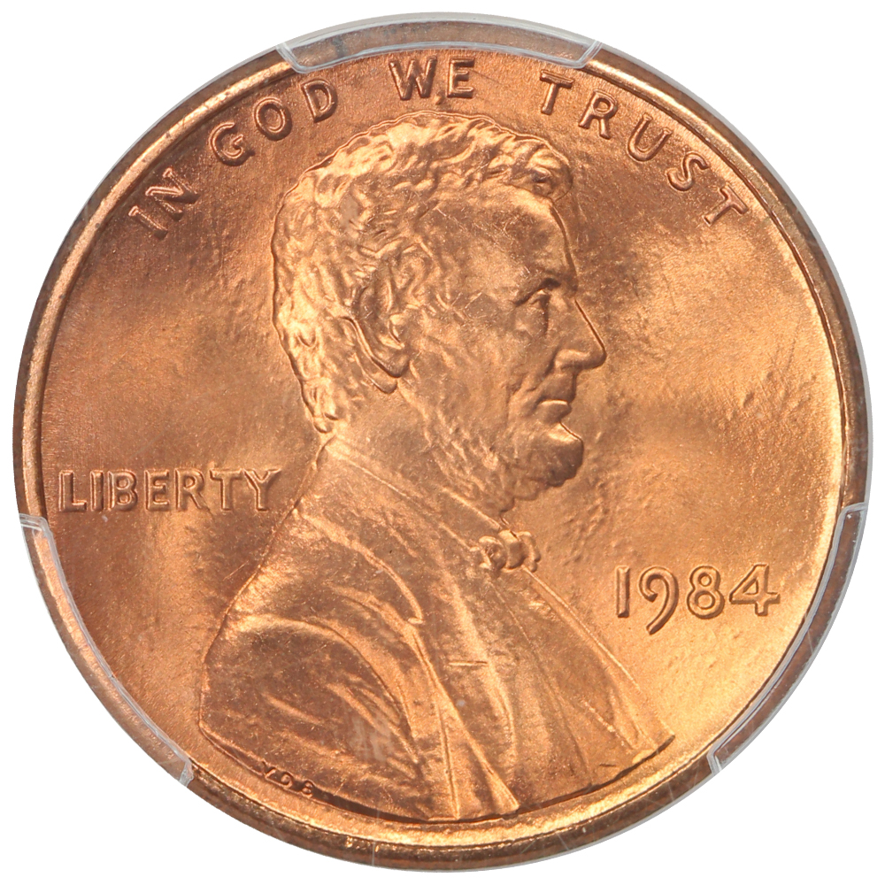 image for: 1984 Doubled Die Obverse 1c PCGS MS68 RD