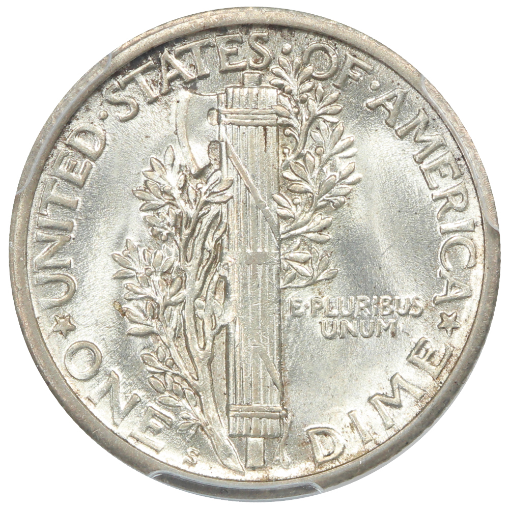 image for: 1918-S 10c PCGS MS62