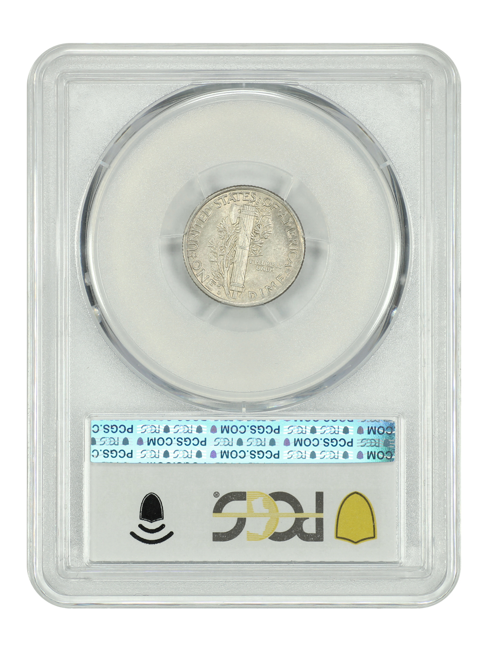 image for: 1919-D 10c PCGS MS64 FB