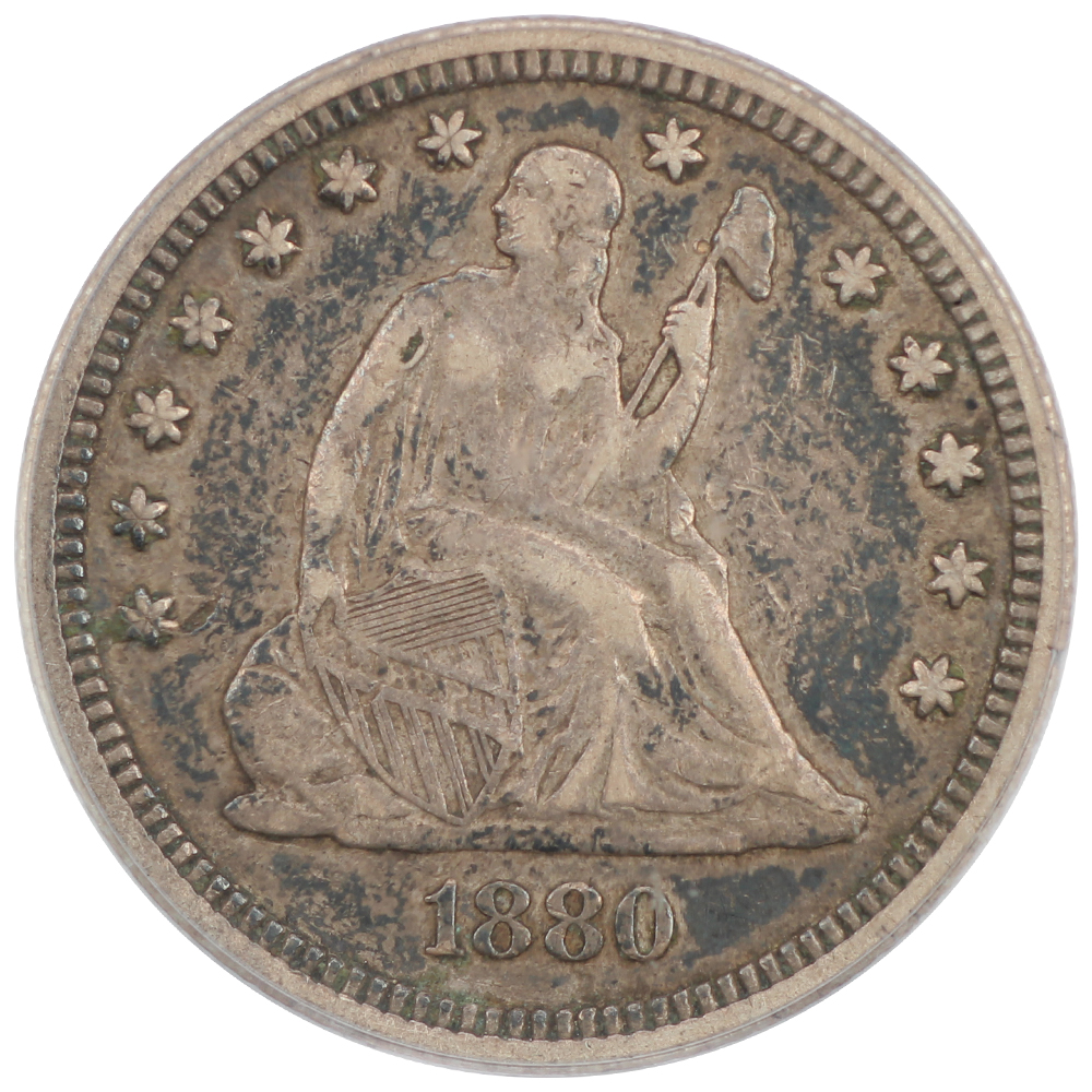 thumbnail for: 1880 25c PCGS VF35