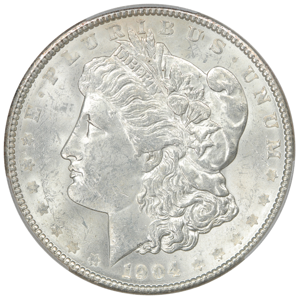 image for: 1904 $1 PCGS MS62