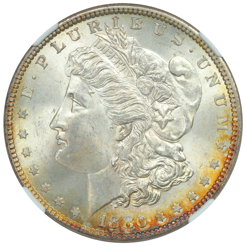 image for: 1880 $1  NGC MS65