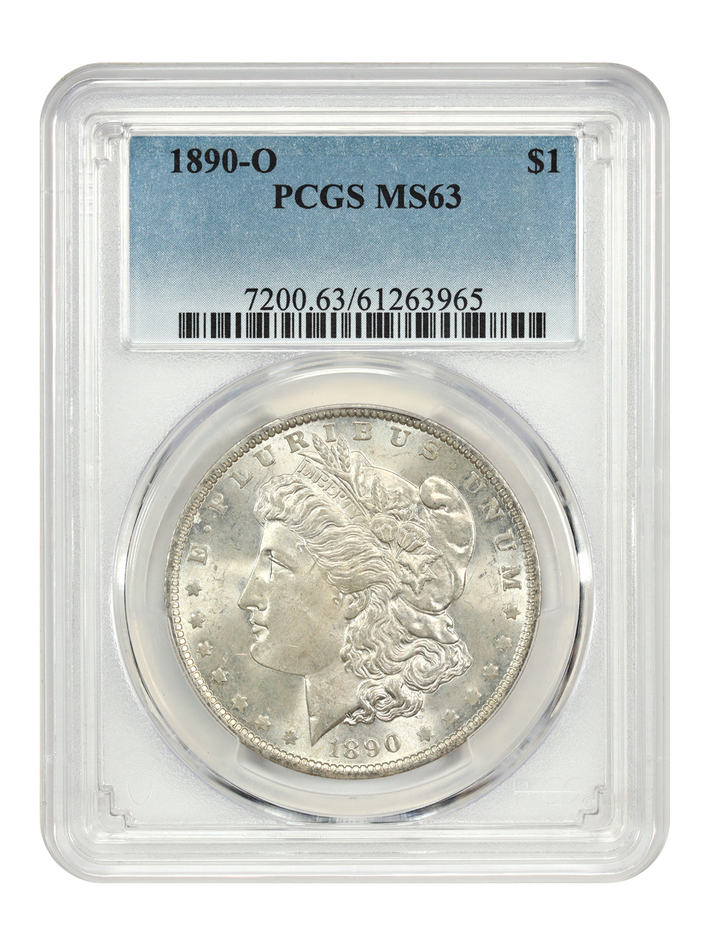 1890-O $1 PCGS MS63