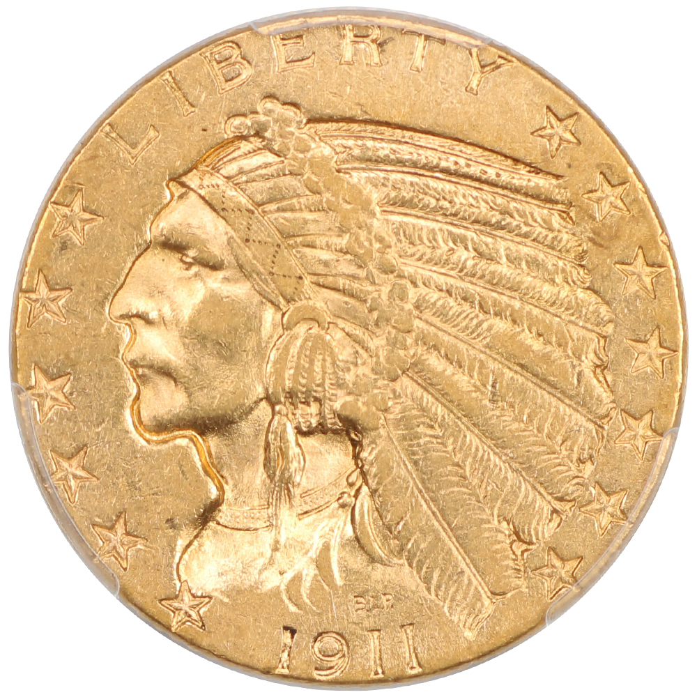 image for: 1911 $5  PCGS AU58