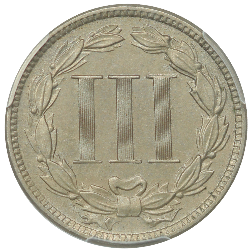 image for: 1887 3cN PCGS AU58