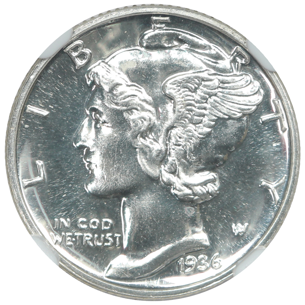 image for: 1936 10c NGC PR66