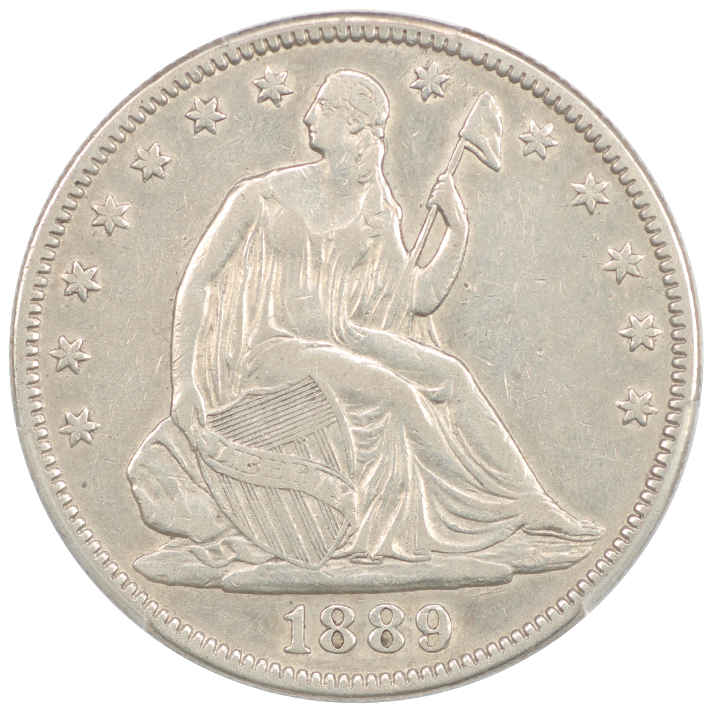 image for: 1889 50c PCGS XF40