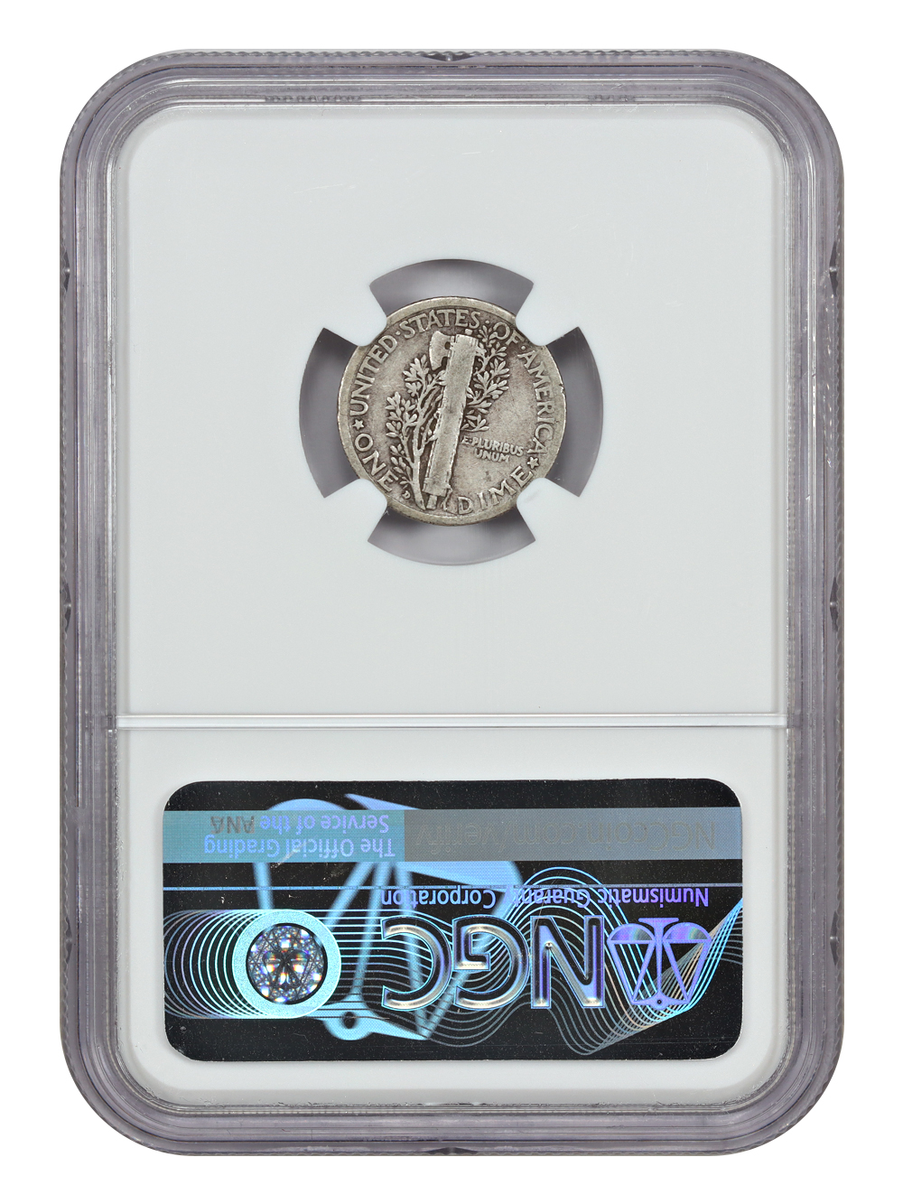 image for: 1916-D 10c NGC F12