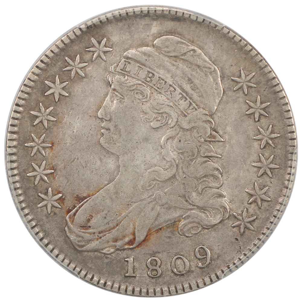 image for: 1809 50c PCGS VF35