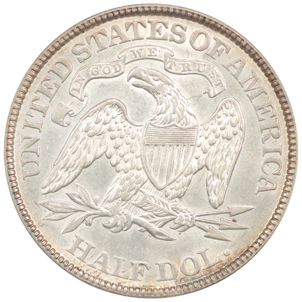 image for: 1874 Arrows 50c PCGS AU55