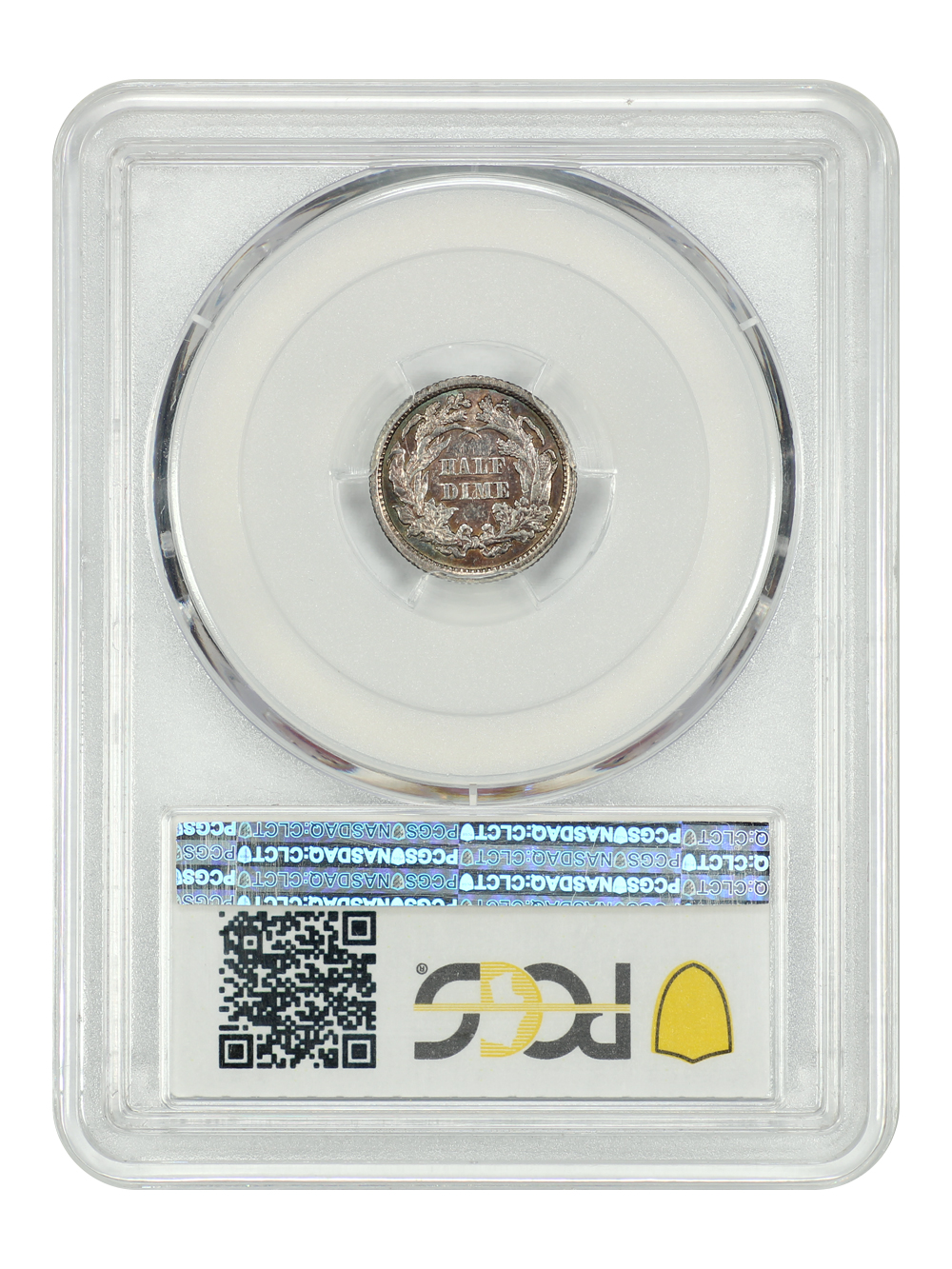 image for: 1861 '1/0'  Overdate H10c PCGS AU50
