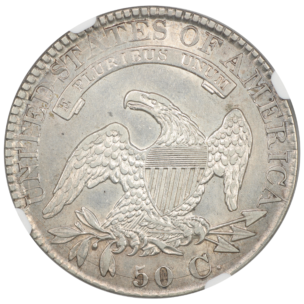 image for: 1827/6 50c NGC AU55