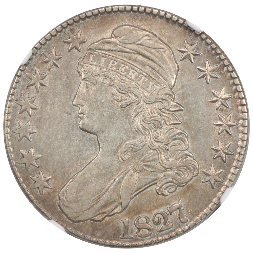 image for: 1827/6 50c NGC AU55