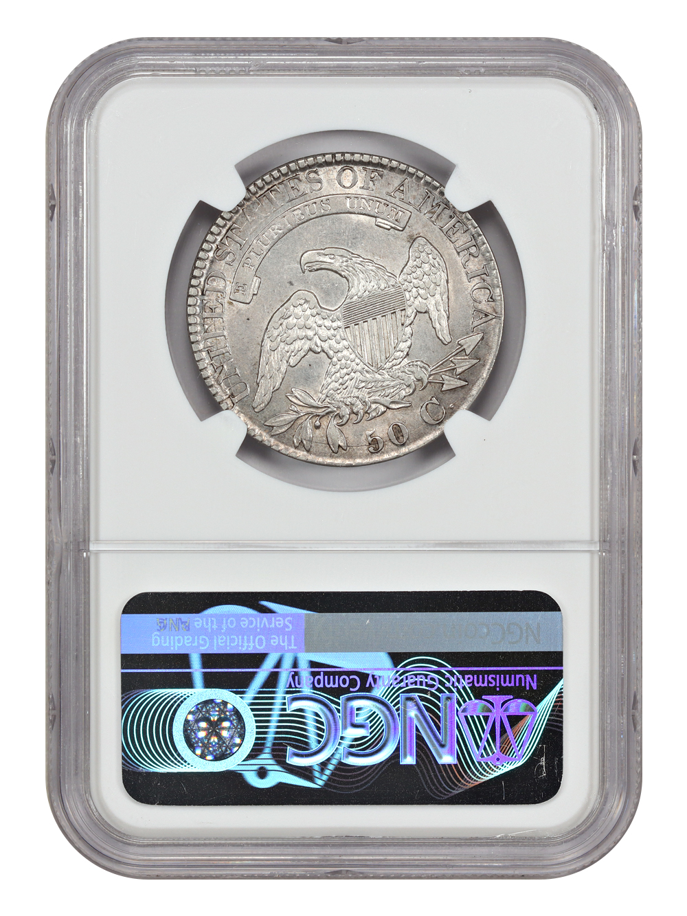 image for: 1827/6 50c NGC AU55