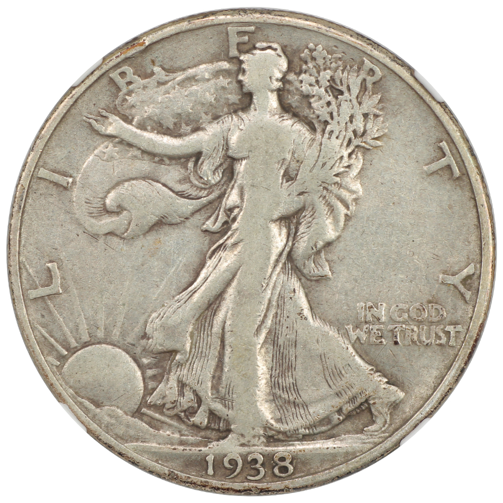 image for: 1938-D 50c NGC VF20