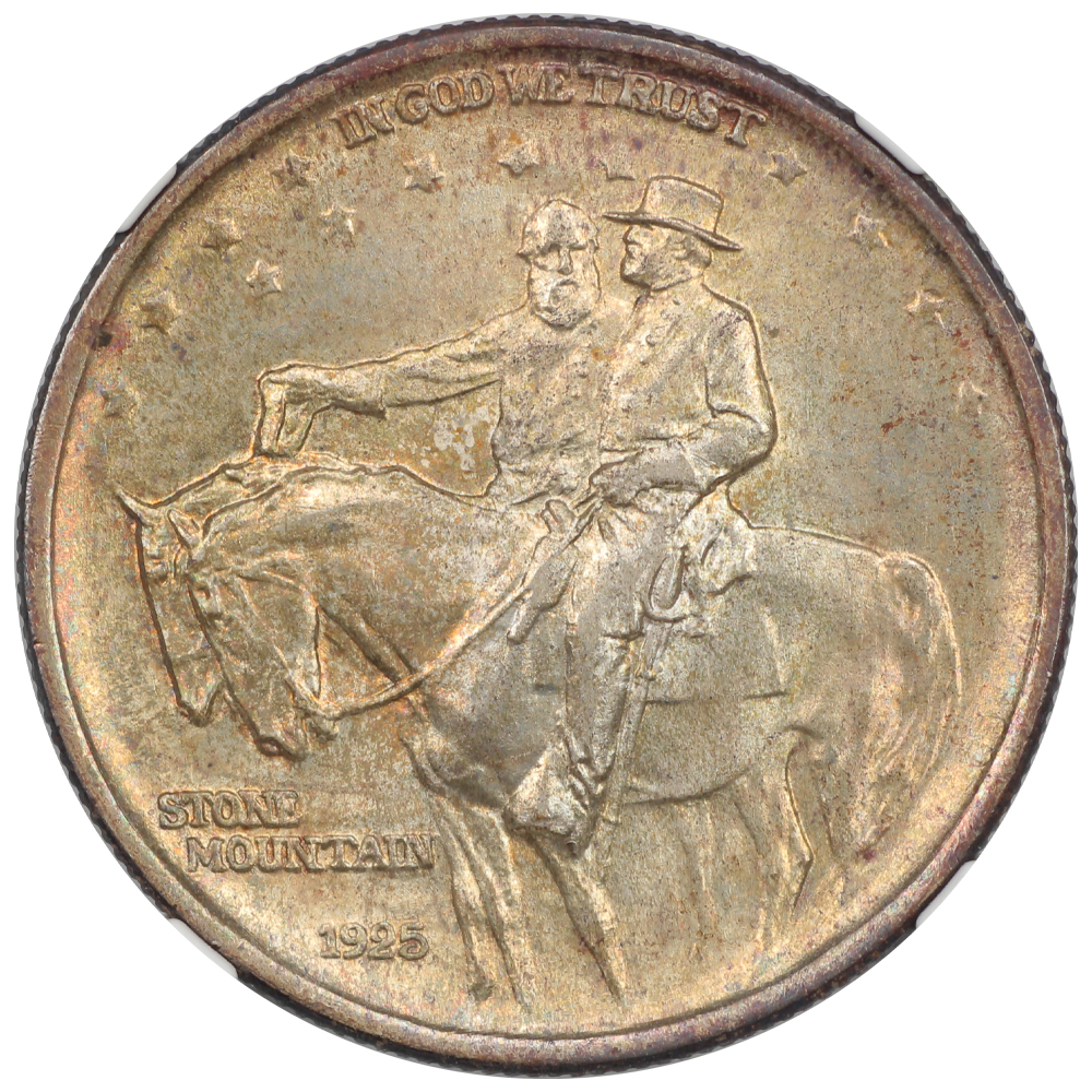 image for: 1925 Stone Mountain 50c NGC MS66