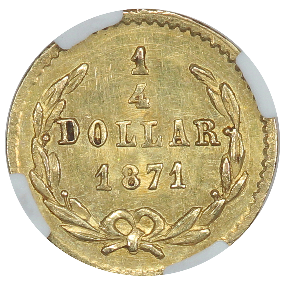 image for: 1871 BG-809 25c NGC MS62