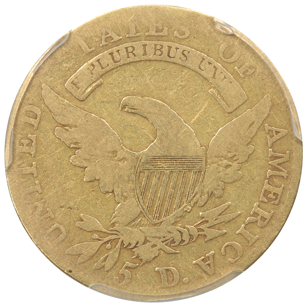 image for: 1809/8 $5 PCGS G4