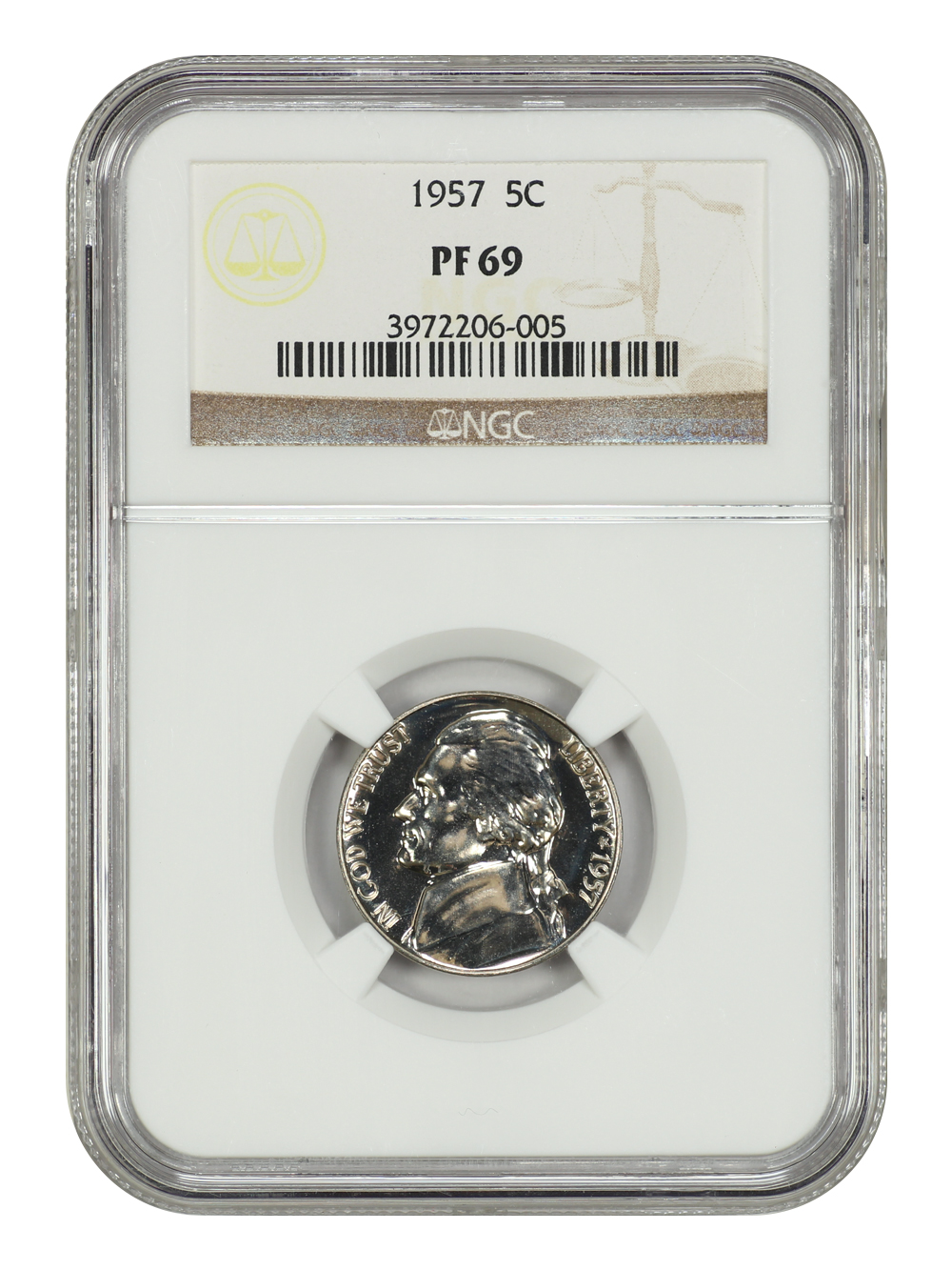 image for: 1957 5c NGC PR69