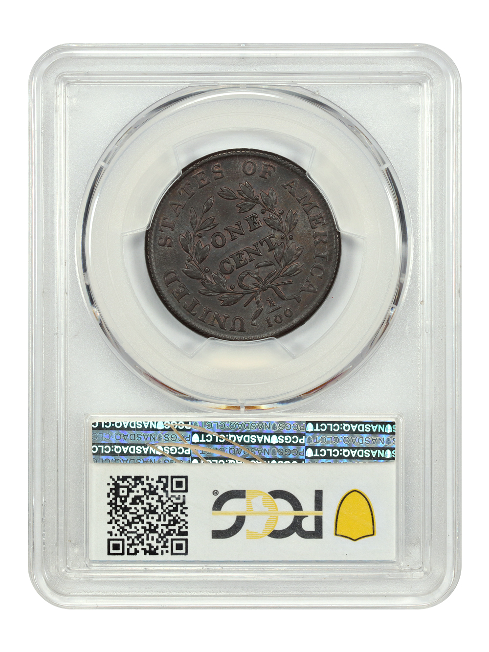 image for: 1798 2nd Hair Style, S-187  1c PCGS MS62 BN