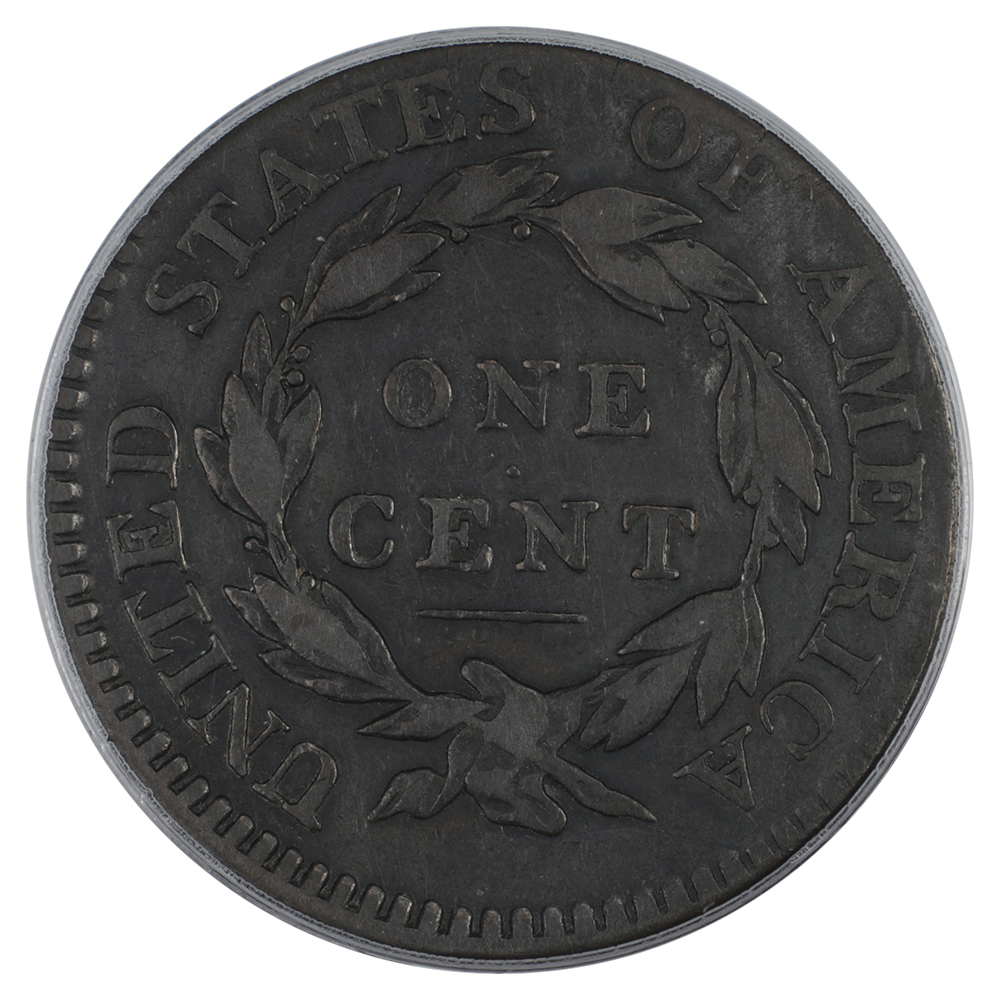 image for: 1814 Crosslet 4 1c PCGS VF20 BN