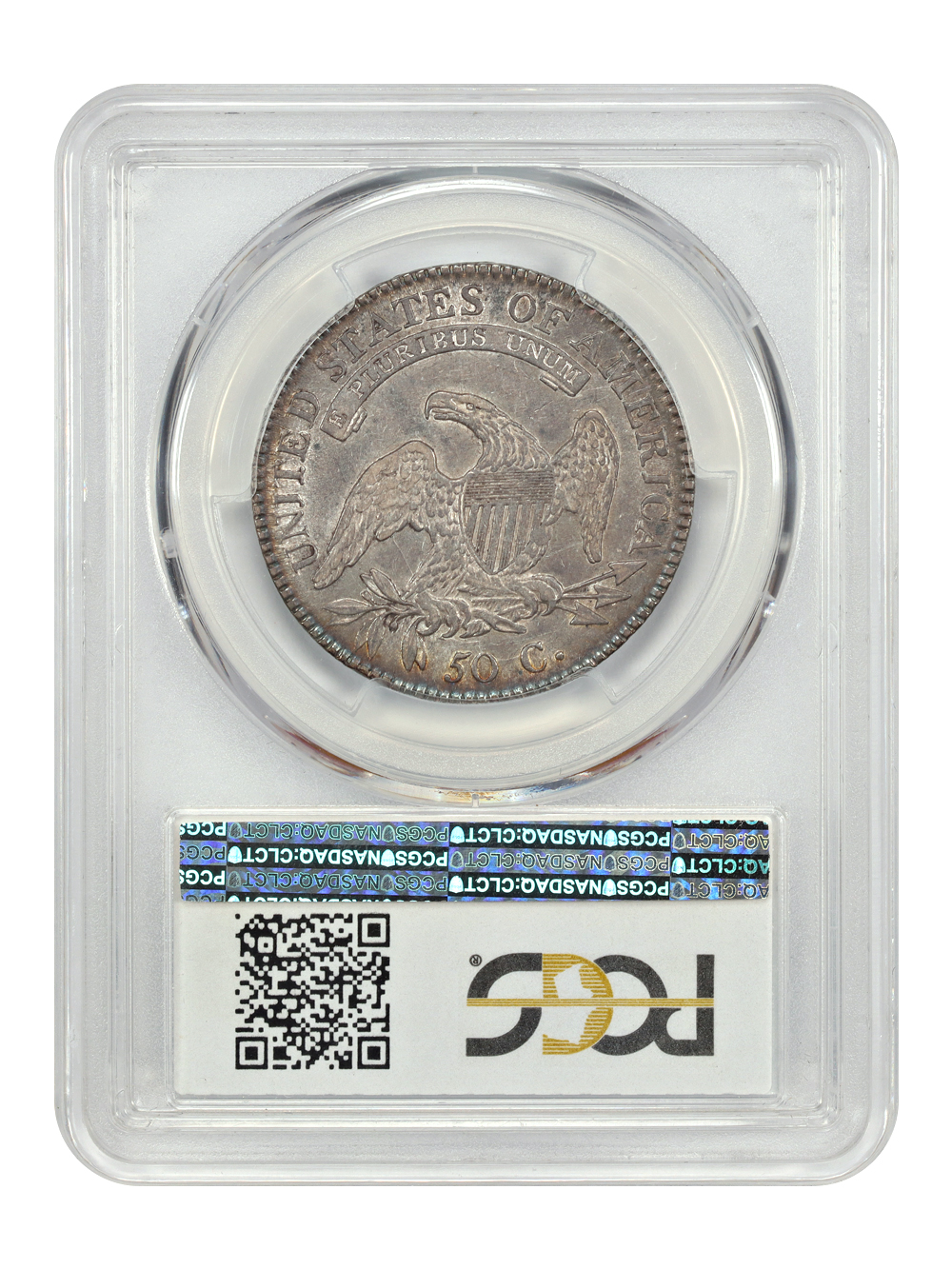 image for: 1817 Punctuated Date 50c PCGS AU50