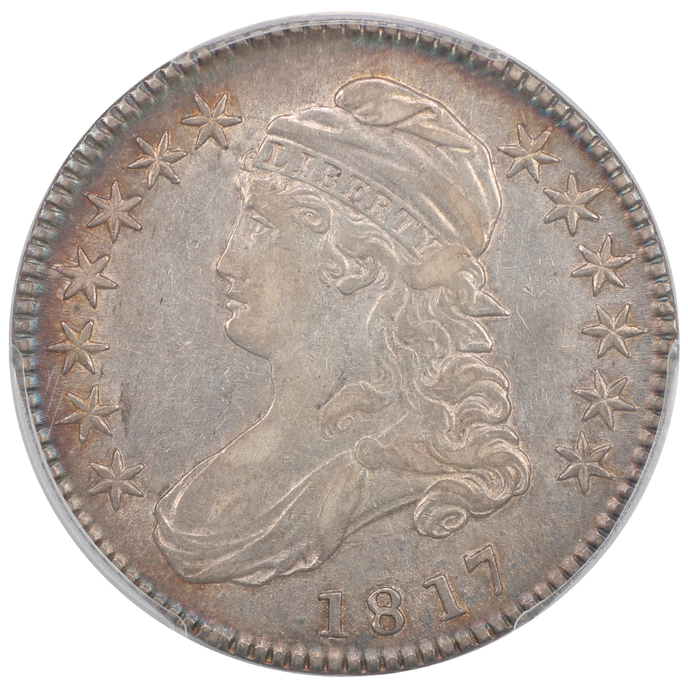 image for: 1817 Punctuated Date 50c PCGS AU50