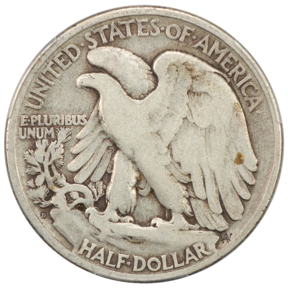 image for: 1921-D 50c PCGS G6