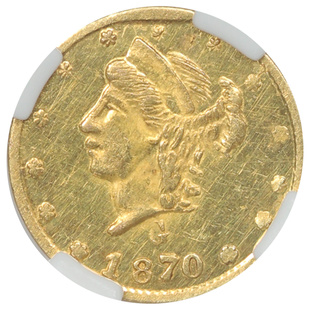 image for: 1870 BG-835 25c NGC MS61