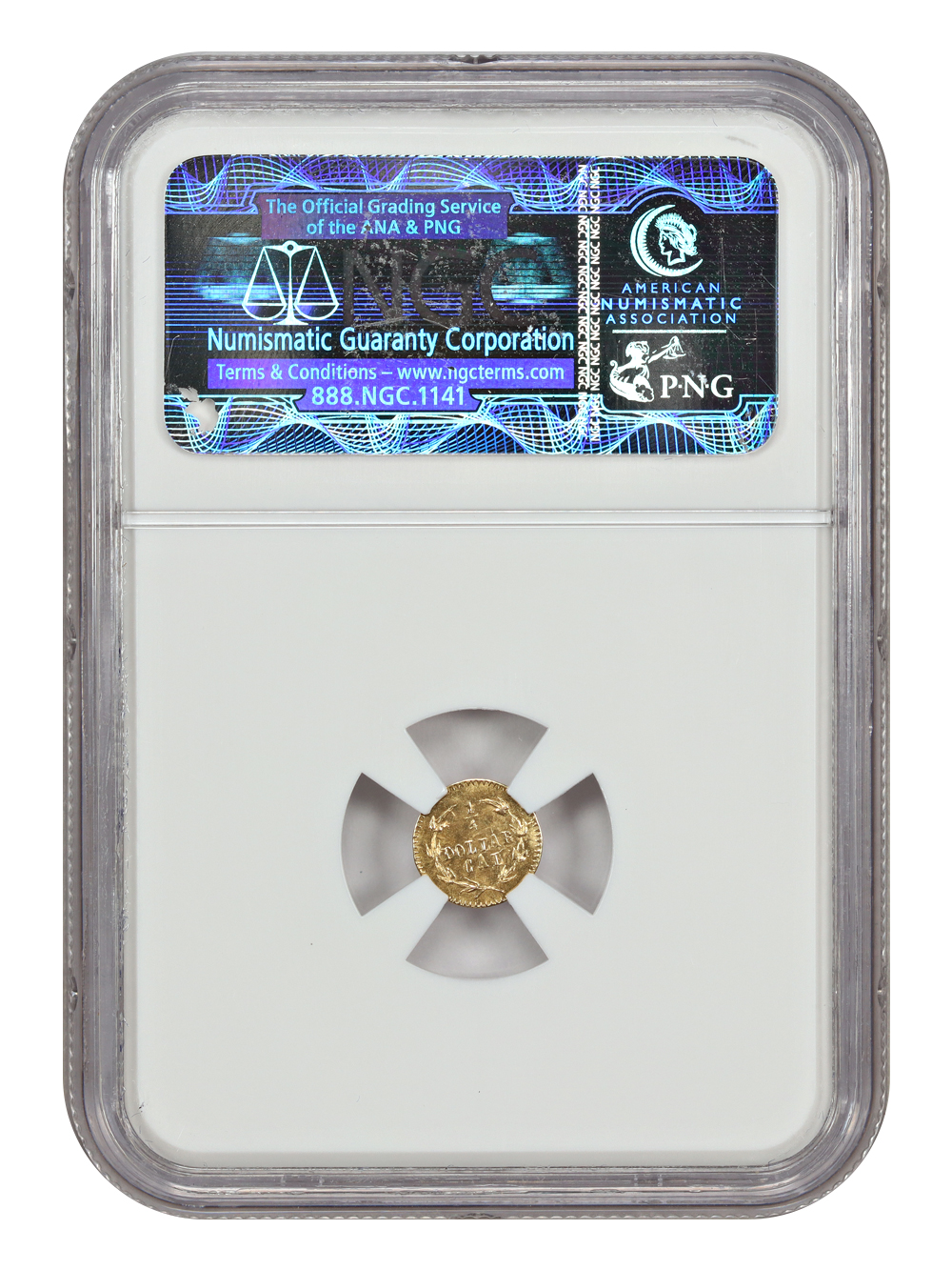 thumbnail for: 1875 BG-847 25c NGC MS65