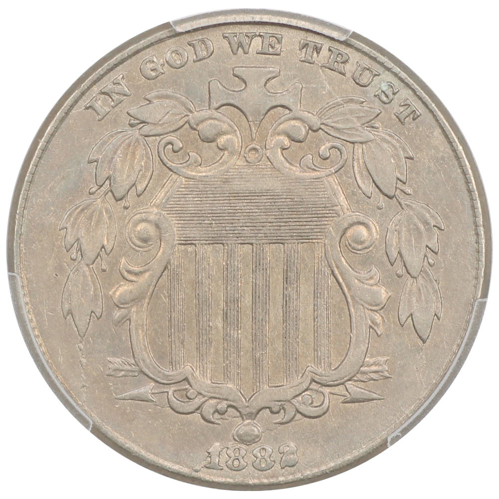 image for: 1882 5c PCGS AU53