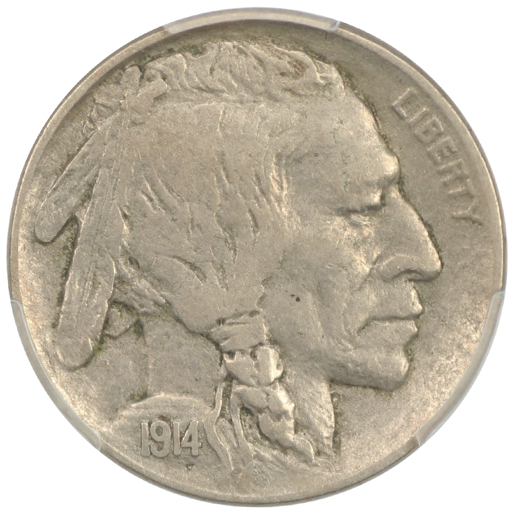 image for: 1914-D 5c PCGS VF30