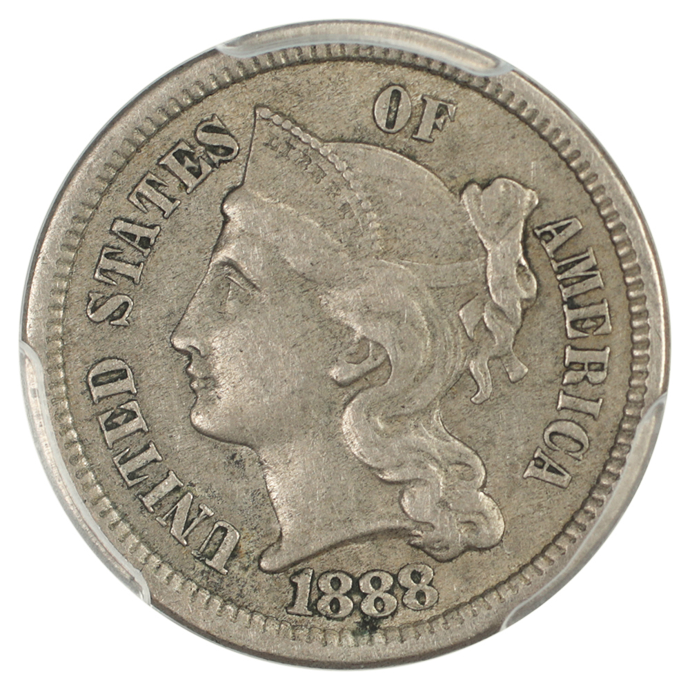 image for: 1888 3cN PCGS XF45