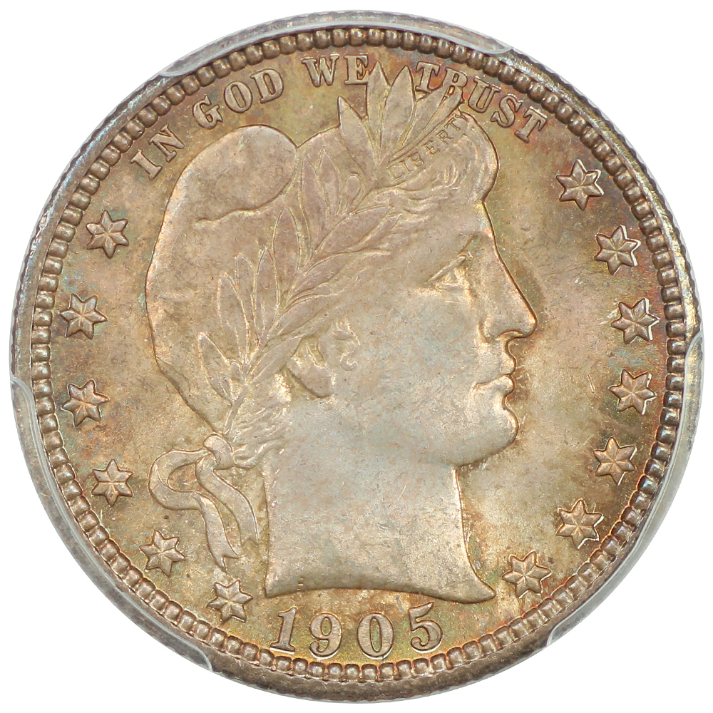 image for: 1905-S 25c PCGS MS64