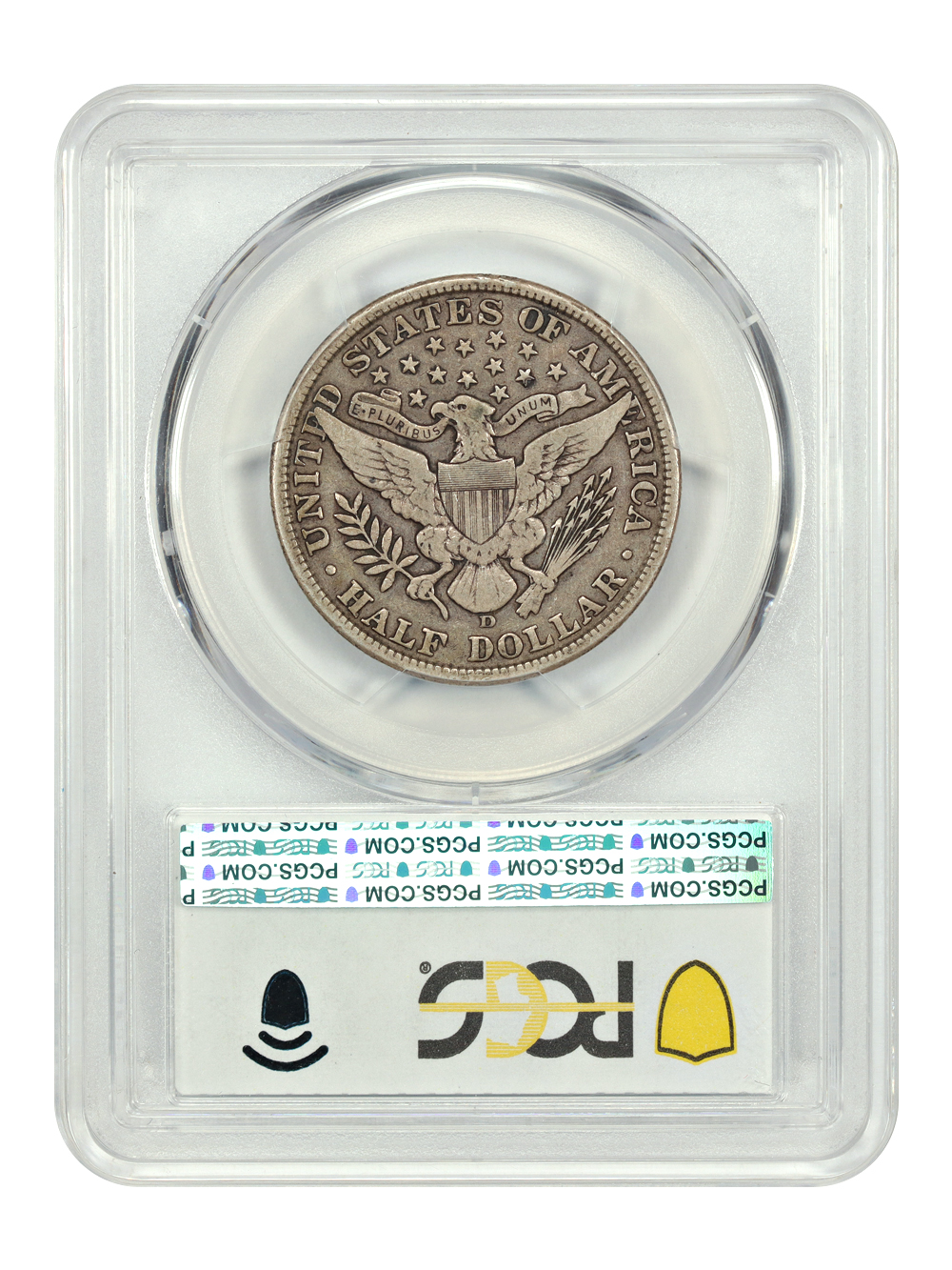 image for: 1907-D 50c PCGS VF25