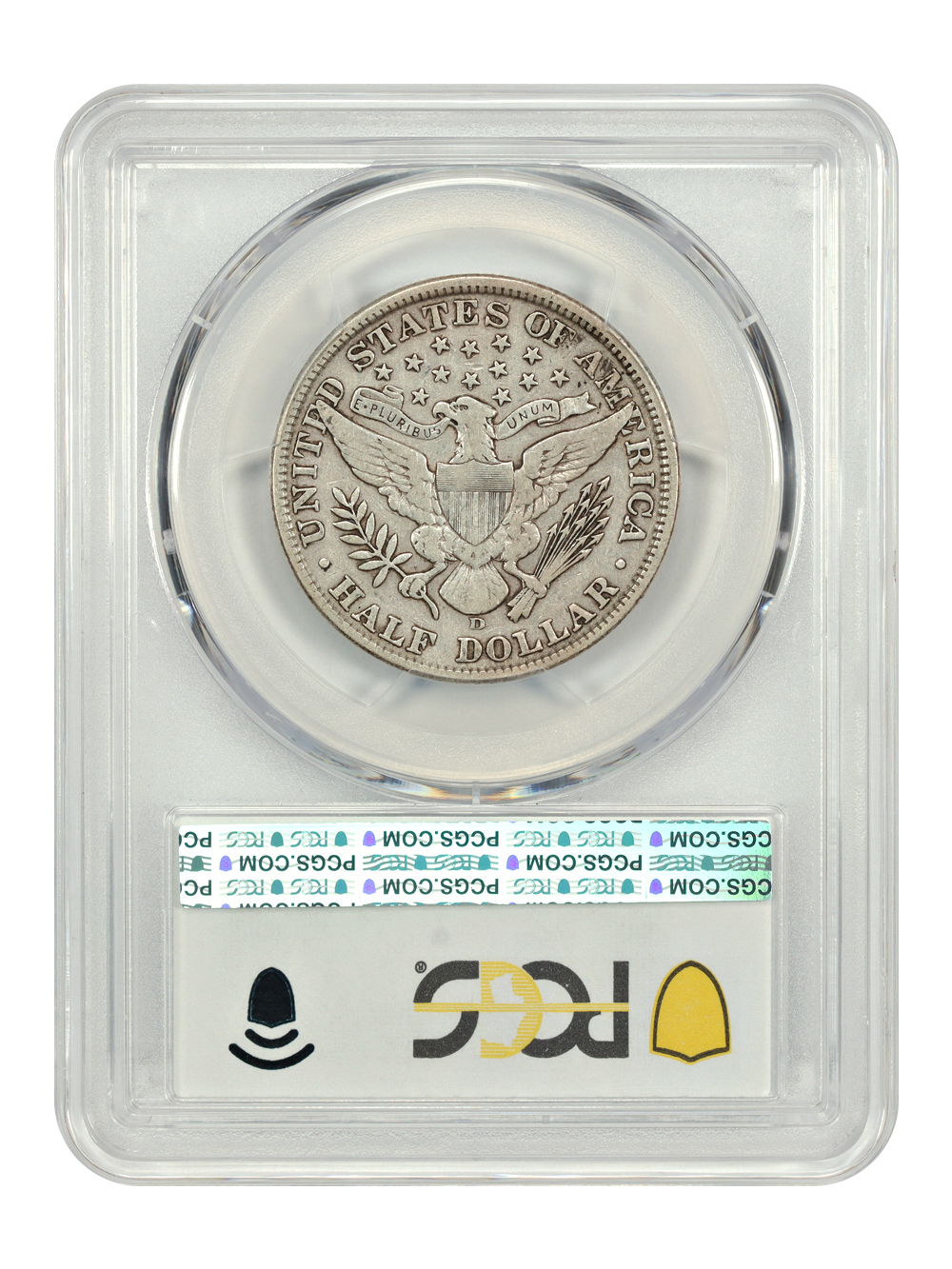 image for: 1908-D 50c PCGS VF20