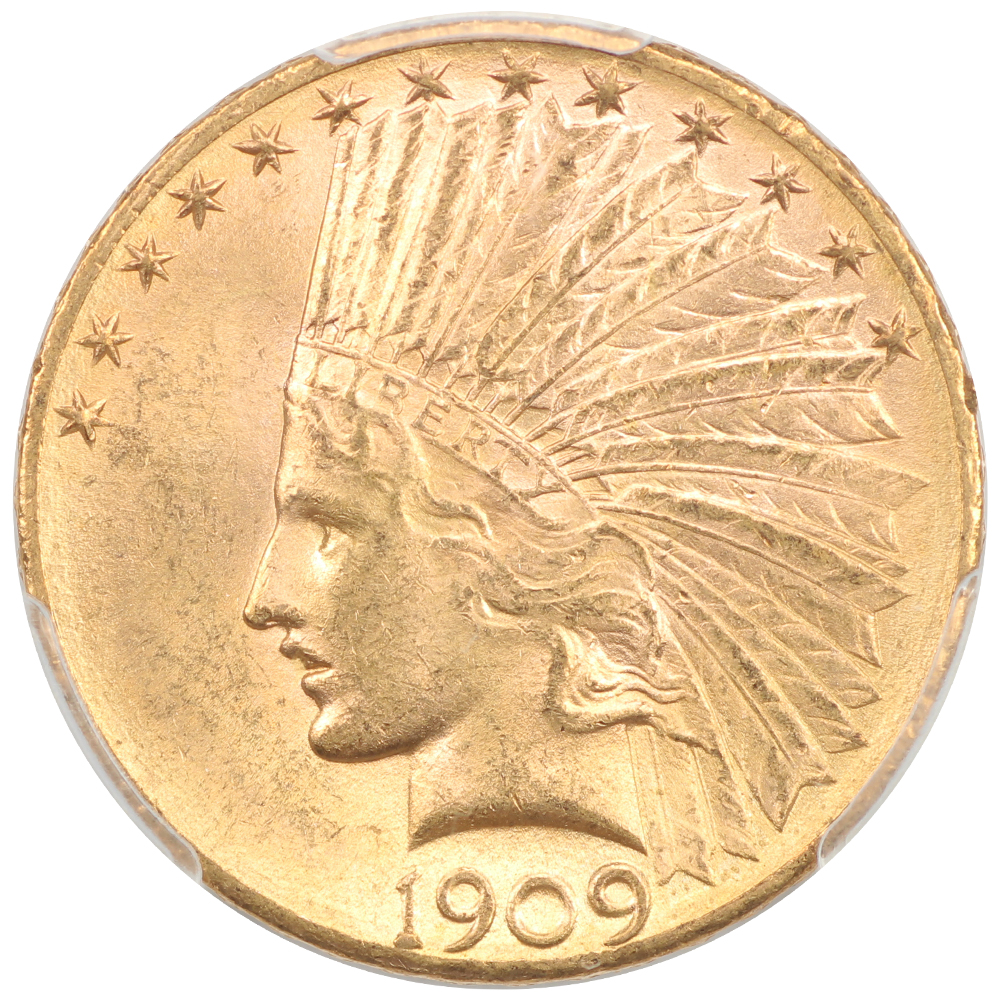 image for: 1909-D $10  PCGS MS64
