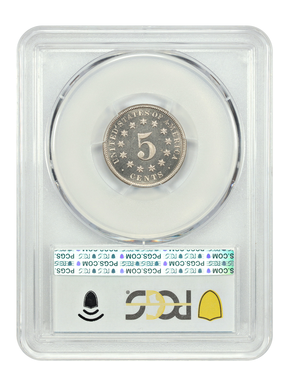 image for: 1877 5c PCGS PR66 CAM