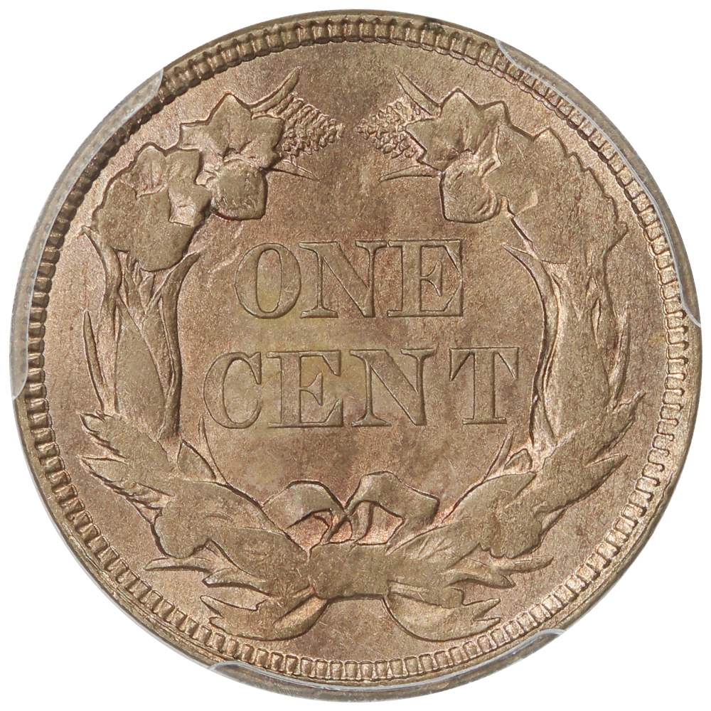 image for: 1857 Flying Eagle 1c PCGS MS63
