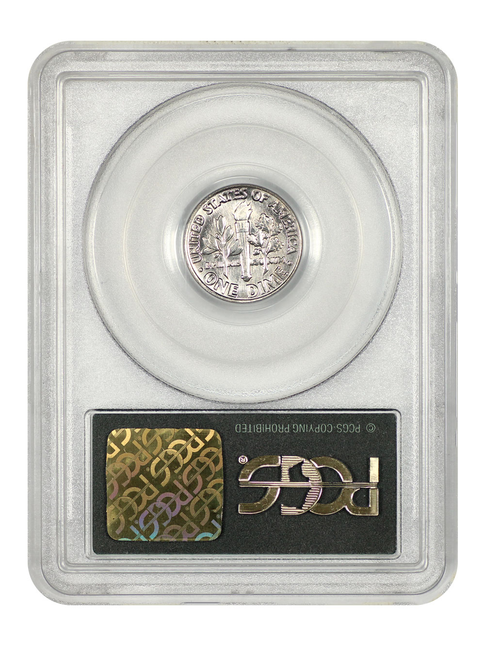 image for: 1982 No P Strong Rims, FS-501 10c PCGS MS66