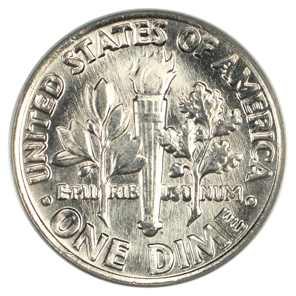 image for: 1982 No P Strong Rims, FS-501 10c PCGS MS66