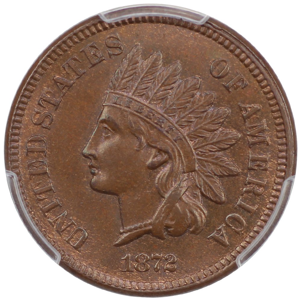 image for: 1872 1c PCGS MS65 BN