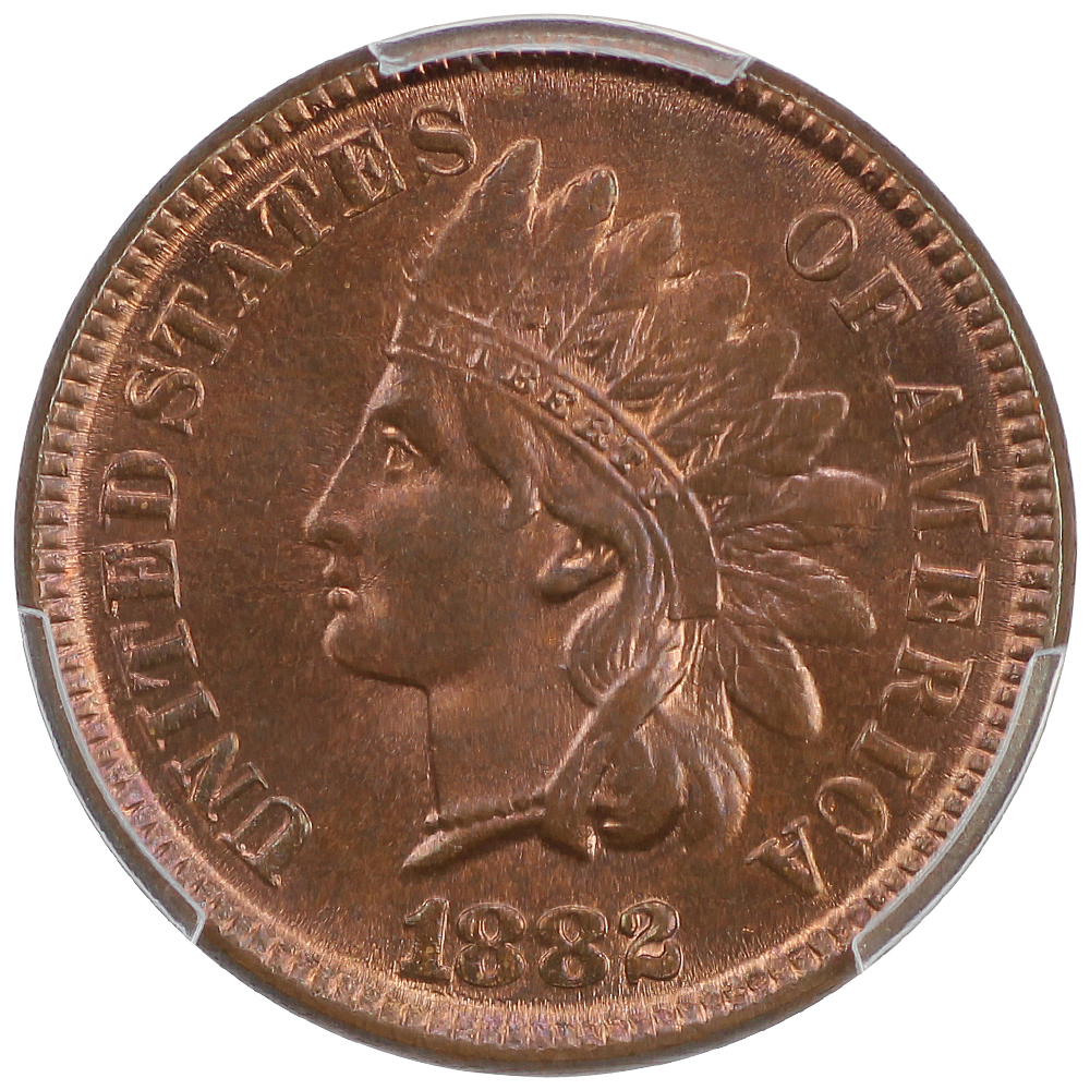 image for: 1882 1c PCGS MS66 RB