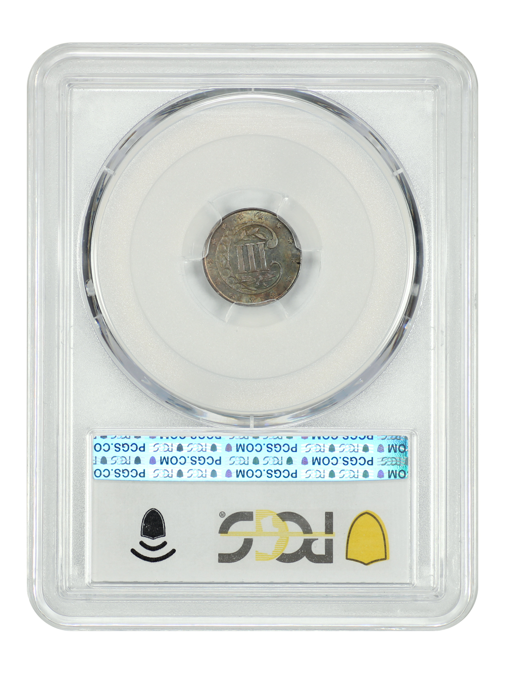 image for: 1860 3cS PCGS MS65