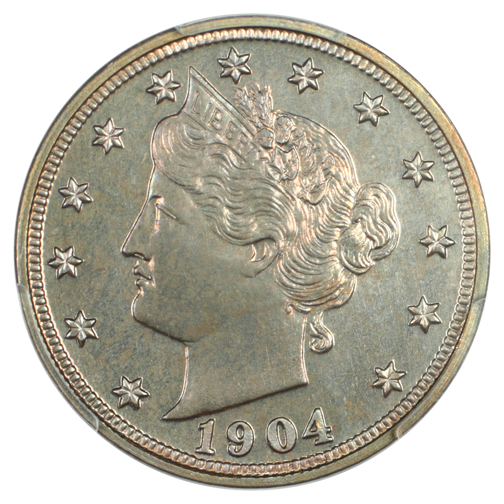 image for: 1904 5c PCGS PR65