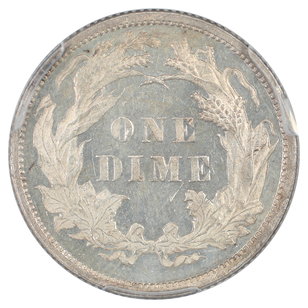 image for: 1880 10c PCGS PR62