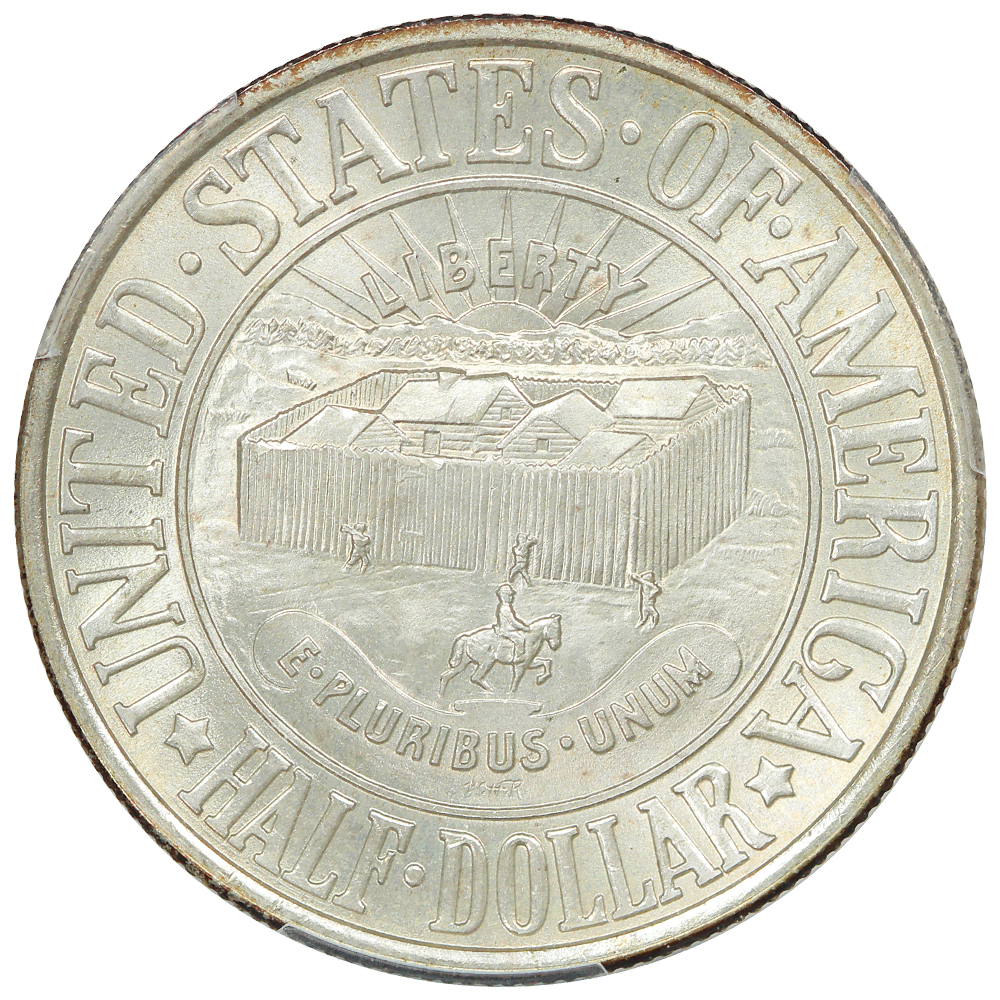 image for: 1936 York County 50c PCGS MS67