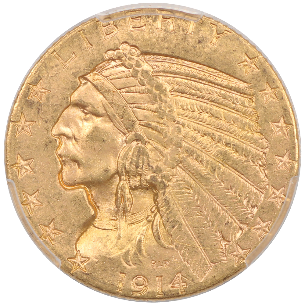 image for: 1914-S $5  PCGS MS63