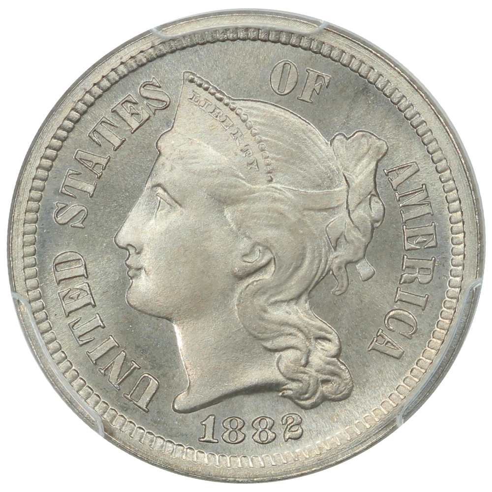image for: 1882 3cN PCGS PR67